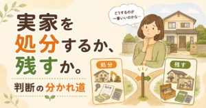 実家を処分するか、残すか。判断の分かれ道